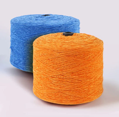 Окрашенная полиэстерная Super Chunky Chenille пряжа для ручной вязания пряжи