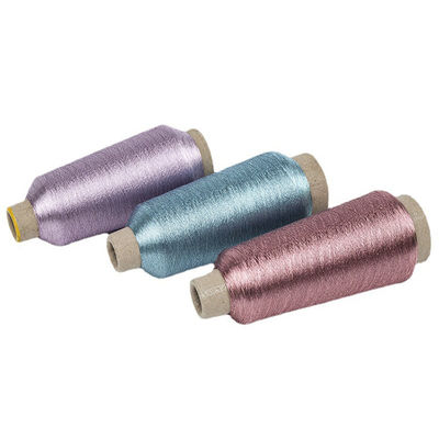 Ms Type Lurex Embroidery Thread Gold Metallic Silver Yarn 75D Количество прядей