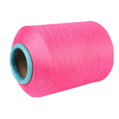 Яркий Dty Ply Cotton Spandex Yarn Цветная 20/150D Машинная нить покрытая резиной 210D Нить